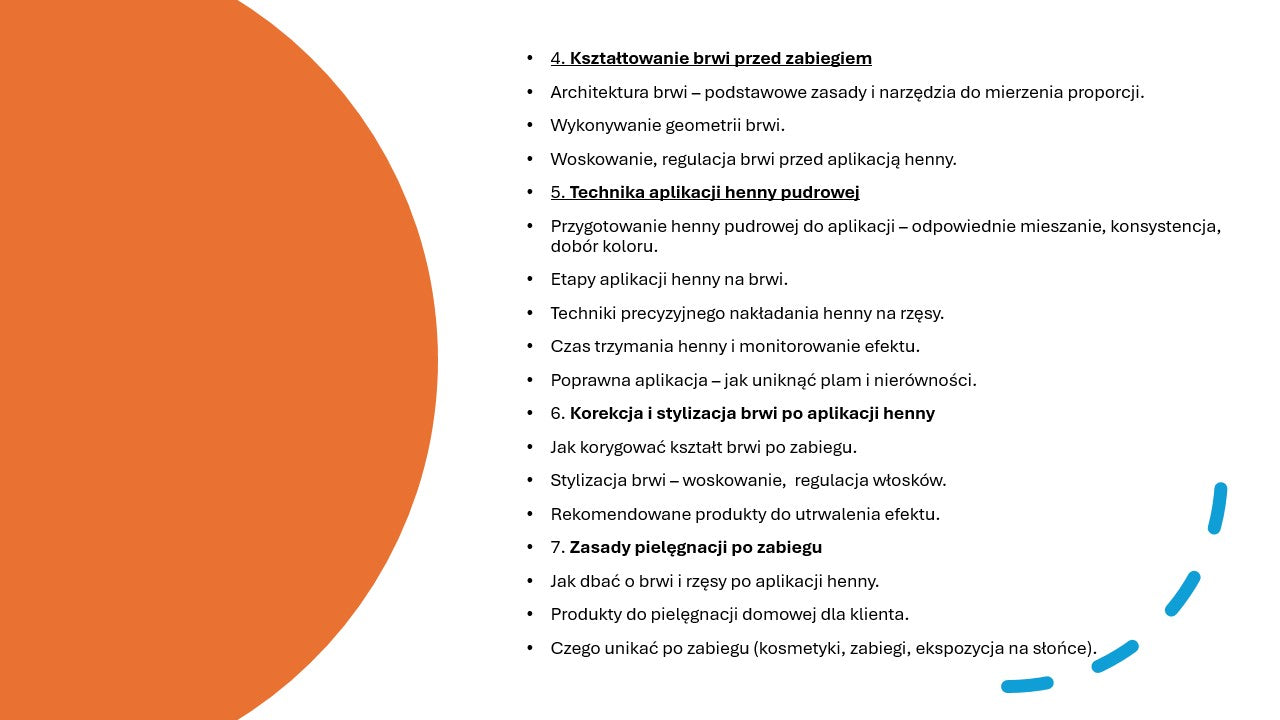 E-book szkoleniowy: "Kurs henny pudrowej brwi"